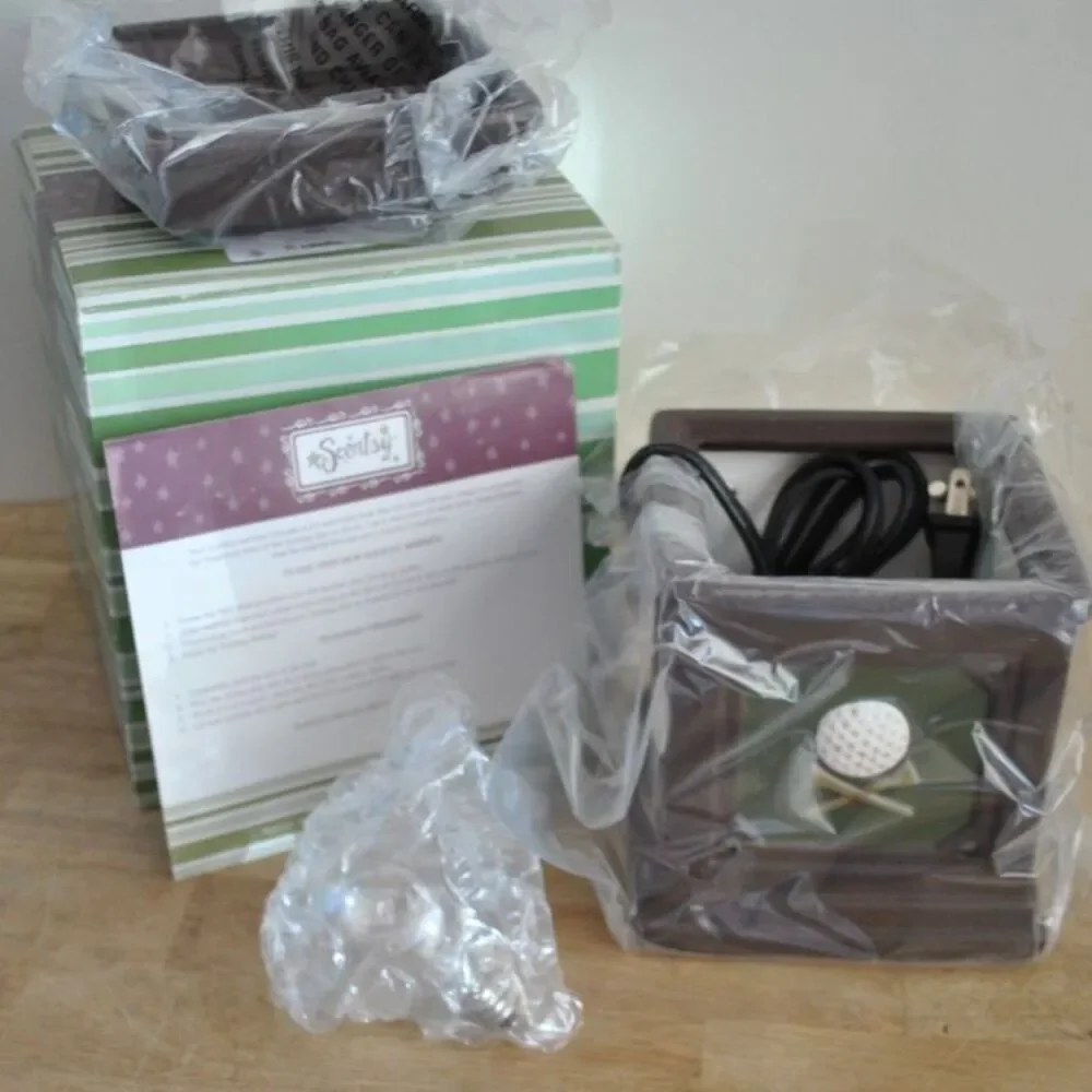 Scentsy Fore! Golf Theme Full Size Warmer Retired NEW
